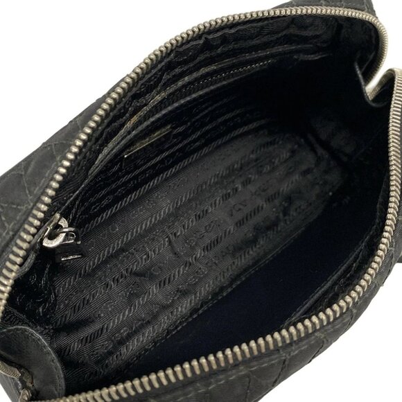 PRADA - Black Nylon Handbag - Picture 12 of 16